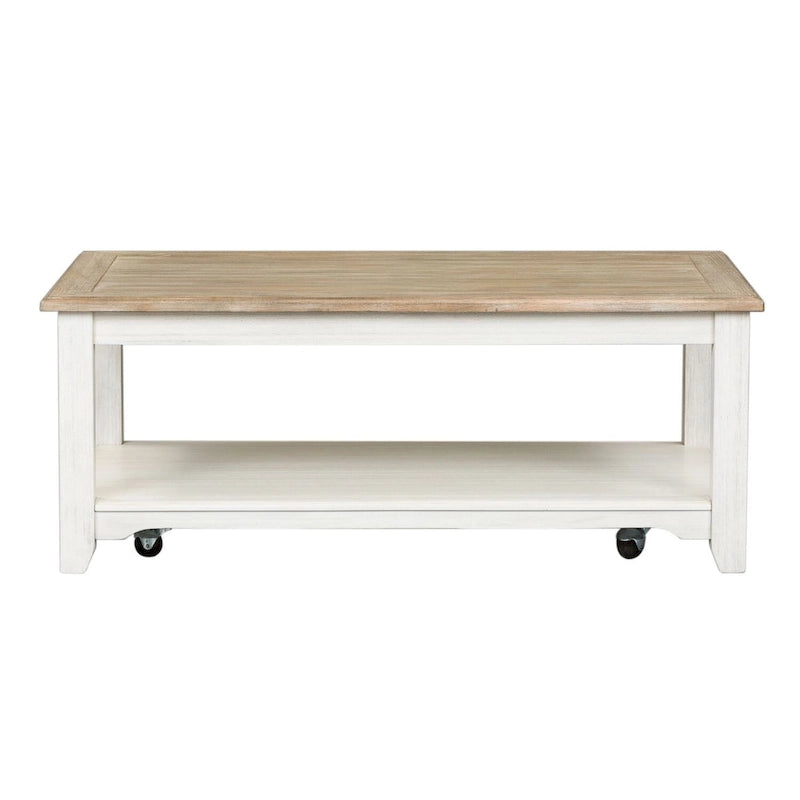 Table Basse Rectangulaire Libberty Furniture Summerville avec Roulettes