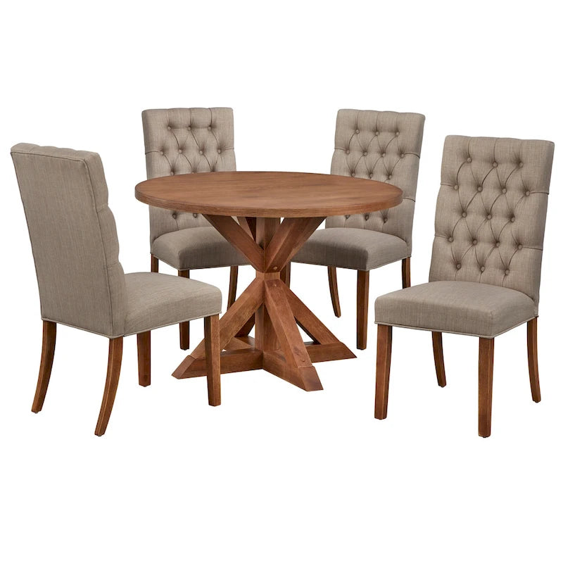 Table à manger sur pied Charlotte par Simple Living