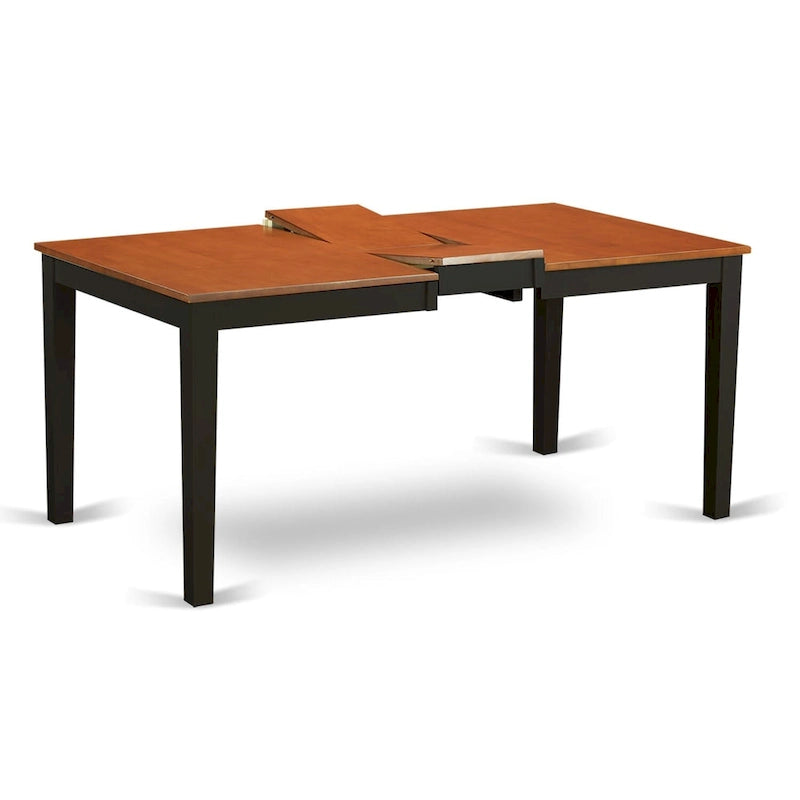 Ensemble de salle à manger East West Furniture comprenant une table de cuisine rectangulaire et des chaises de salle à manger avec un banc (options de couleur de finition)