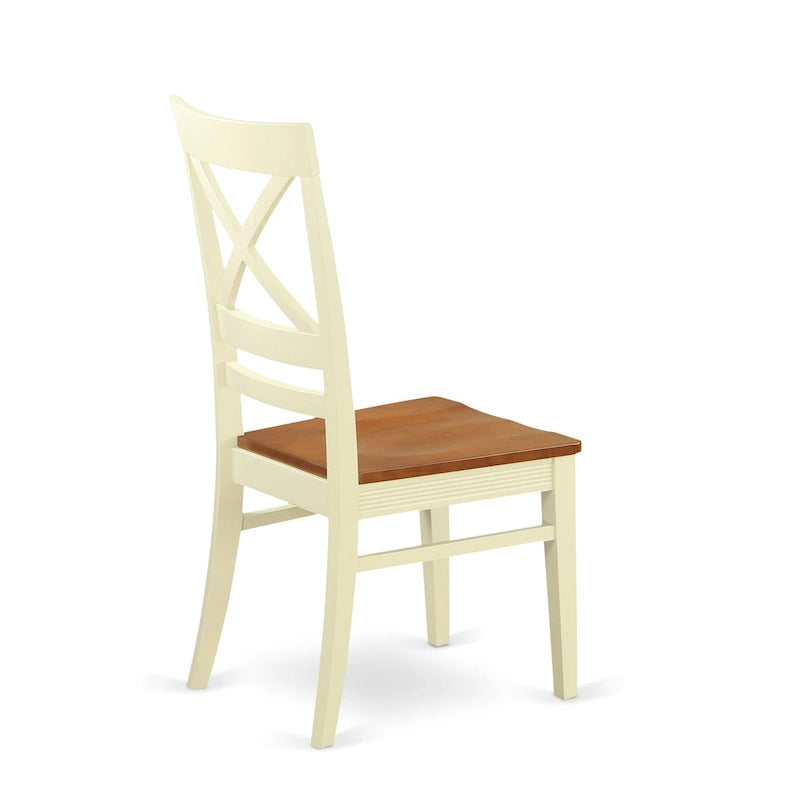 Ensemble de salle à manger East West Furniture comprenant une table de cuisine rectangulaire et des chaises de salle à manger avec un banc (options de couleur de finition)