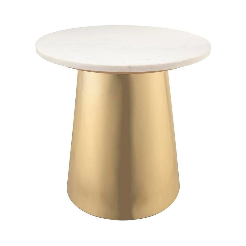 Table d'appoint Bleeker en marbre