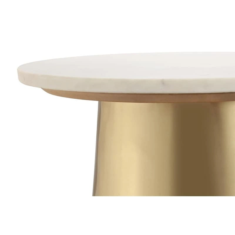 Table d'appoint Bleeker en marbre