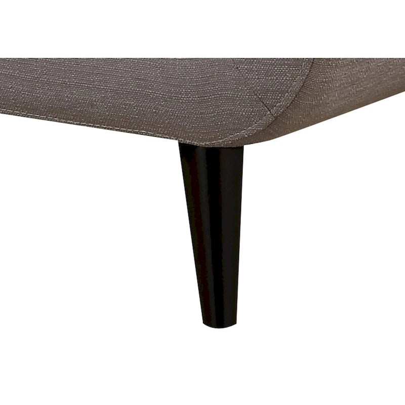 Canapé gris moderne du milieu du siècle Crystal
