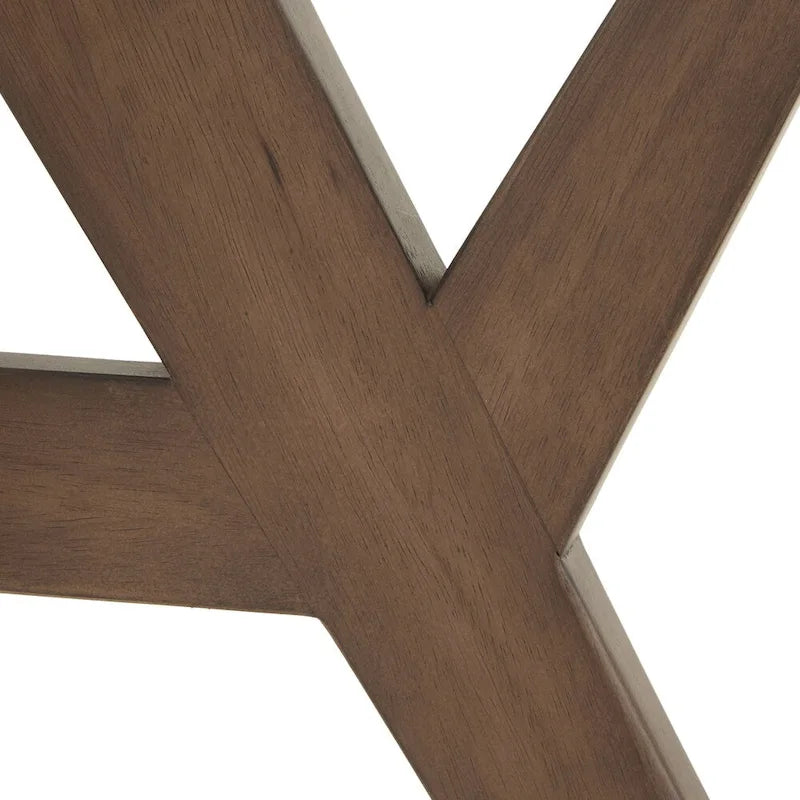 Table à manger Sheeba ronde du milieu du siècle avec base en noyer par iNSPIRE Q Modern