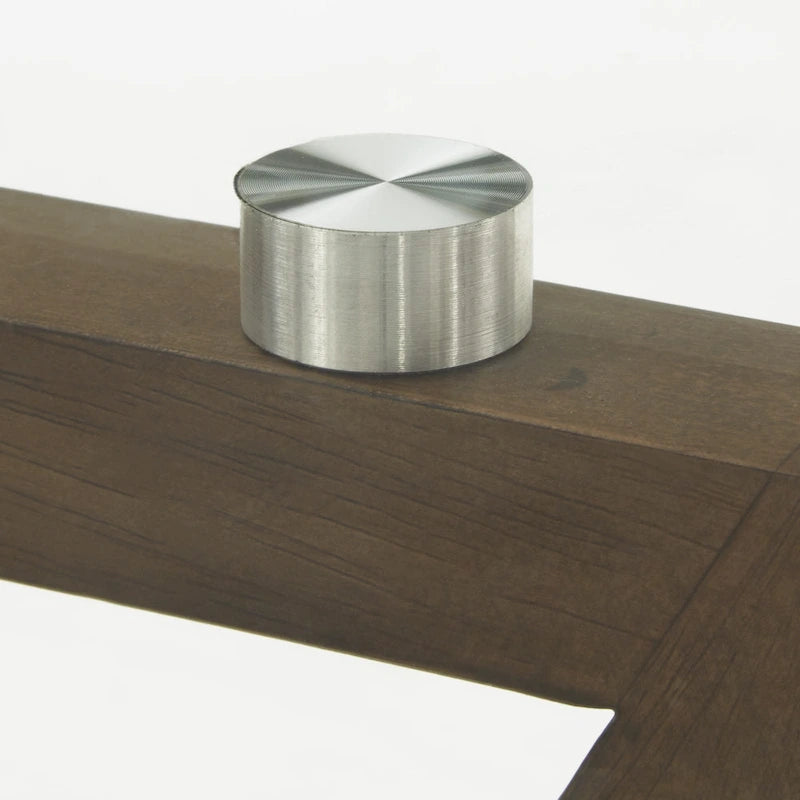 Table à manger Sheeba ronde du milieu du siècle avec base en noyer par iNSPIRE Q Modern