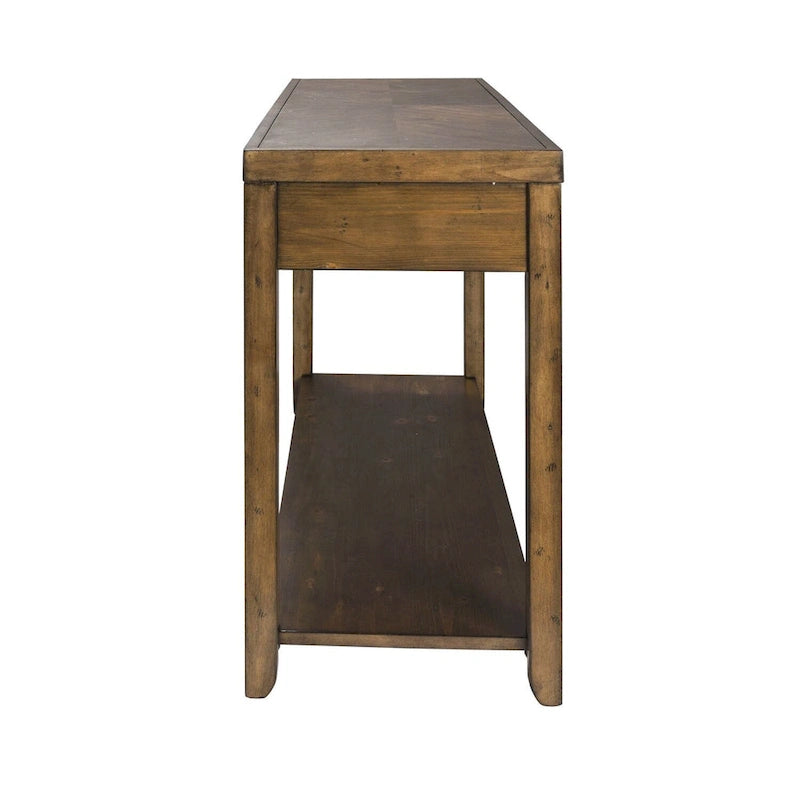 Table de canapé Mitchell Nutmeg marron 46 pouces