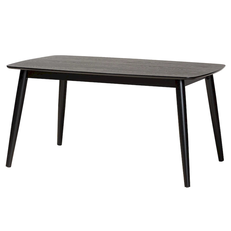 Table de salle à manger Flora en bois finition Mid-Century Modern