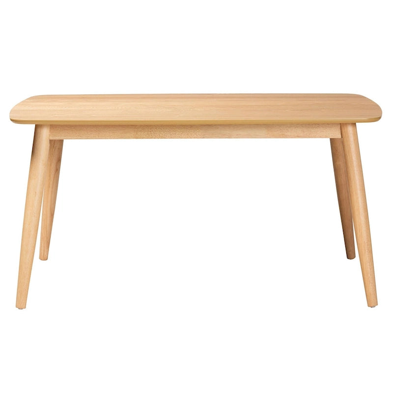 Table de salle à manger Flora en bois finition Mid-Century Modern