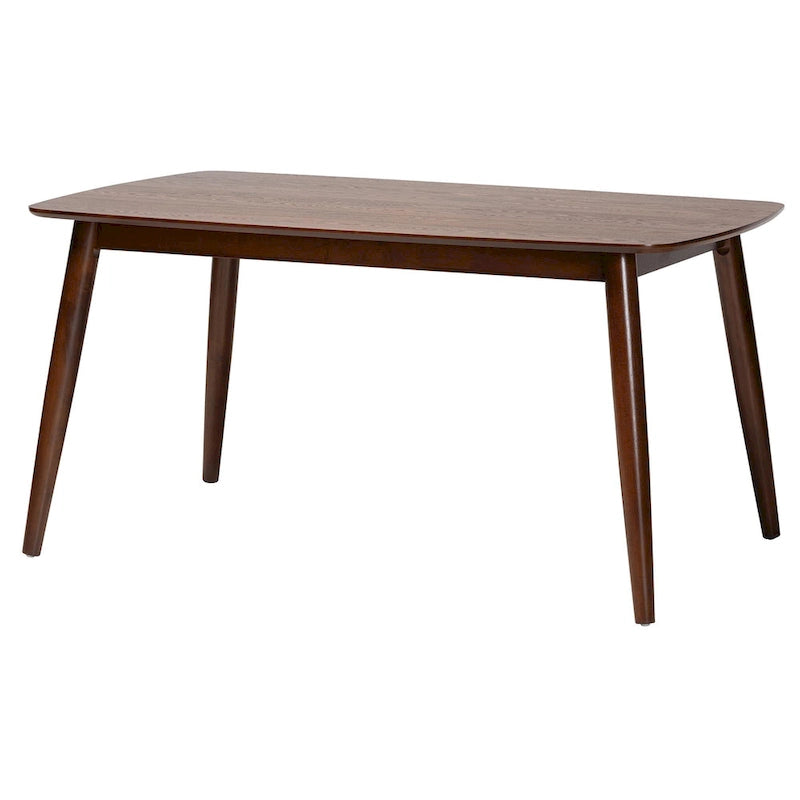 Table de salle à manger Flora en bois finition Mid-Century Modern