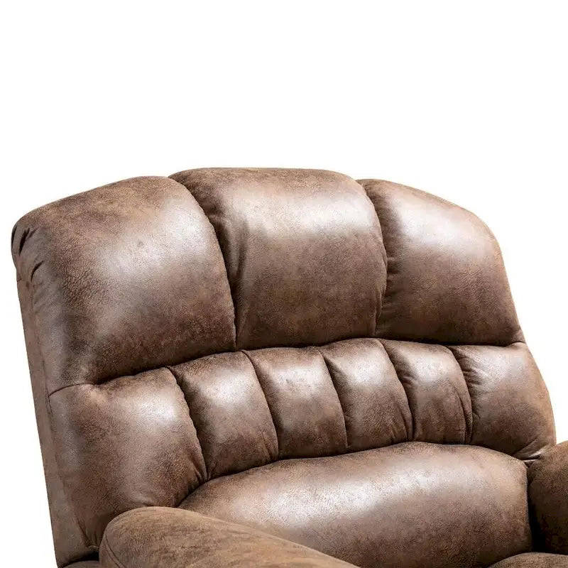 Fauteuil inclinable releveur électrique Ebello en micro-daim avec massage