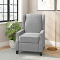 Fauteuil inclinable avec pochette arrière et garniture de clous décoratifs