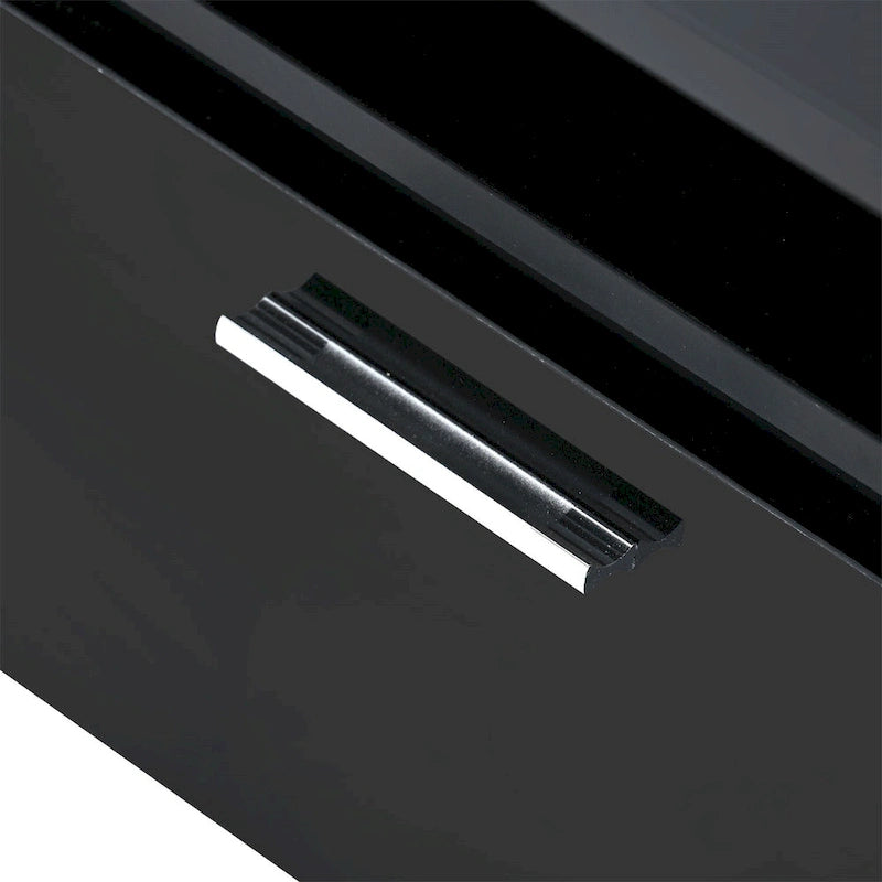 Table basse de style géométrique Merax avec grande capacité de rangement