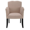 SAFAVIEH Veloudo Fauteuil en lin beige - 24 x 25 x 36.2 - 24Lx25Px36H