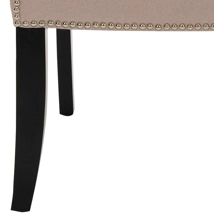 SAFAVIEH Veloudo Fauteuil en lin beige - 24 x 25 x 36.2 - 24Lx25Px36H