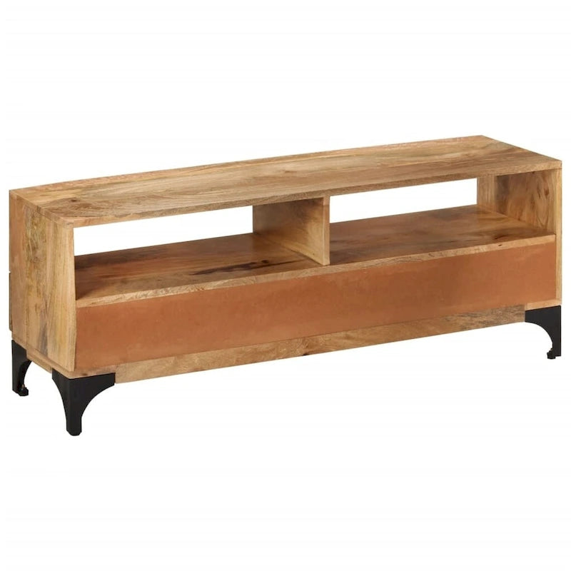 Meuble TV vidaXL en bois de manguier 120x35x45 cm
