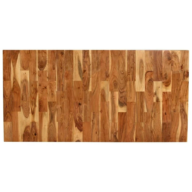 vidaXL Table de salle à manger en bois d'acacia et de manguier massif 180x90x76 cm
