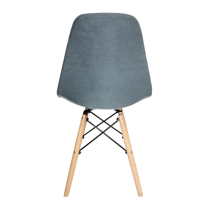 Porthos Home Haig Chaises de salle à manger modernes, Tissu et bois de hêtre