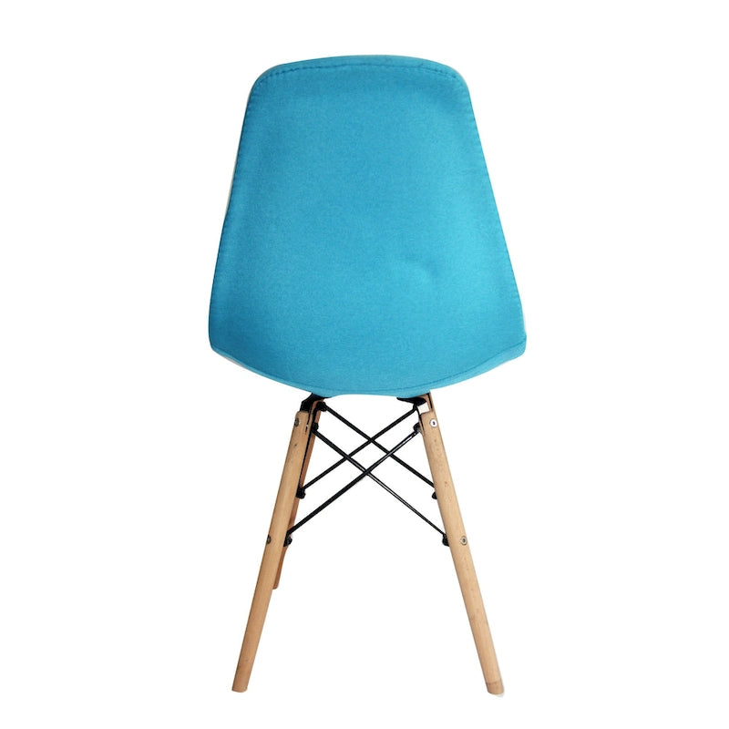 Porthos Home Haig Chaises de salle à manger modernes, Tissu et bois de hêtre