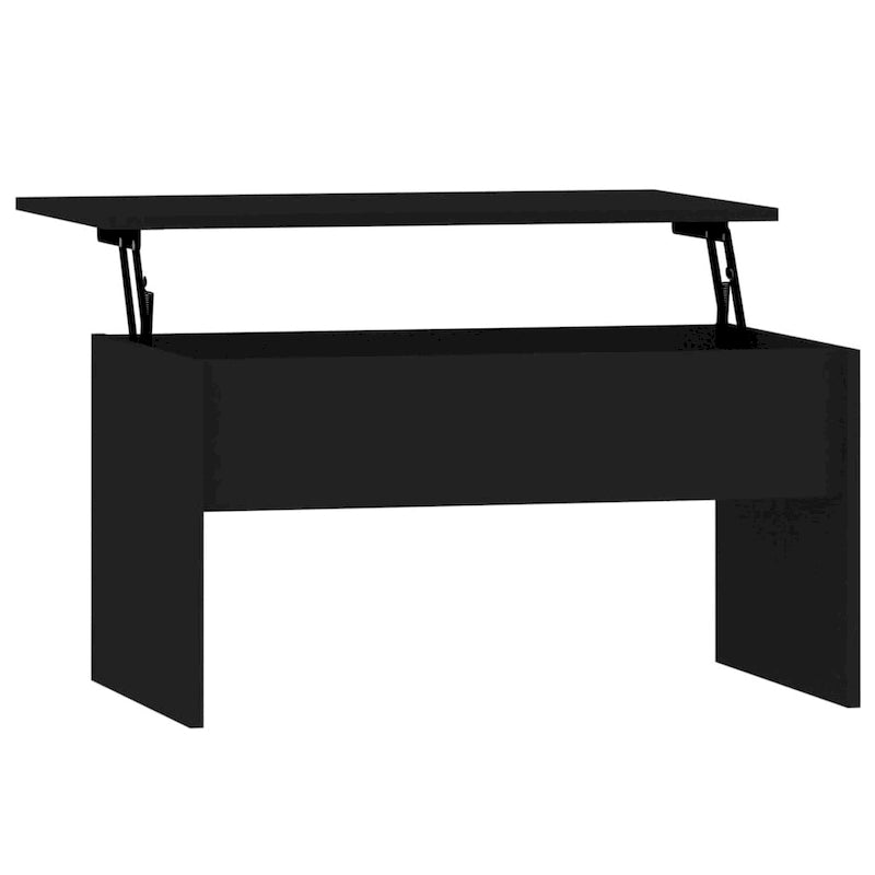 vidaXL Table basse à plateau relevable, bout de canapé, table d'appoint, bois d'ingénierie - 80 x 50,5 x 41,5 cm