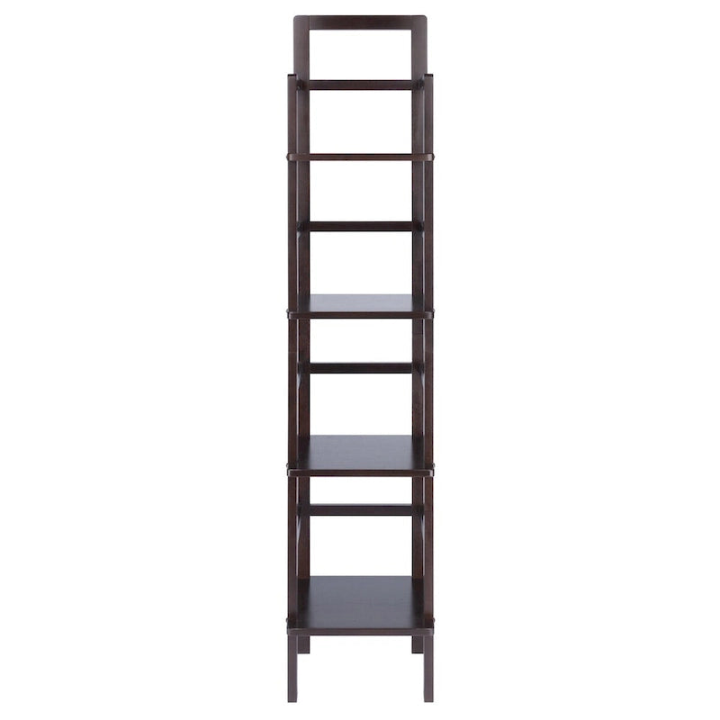 Étagère à boulanger Aiden, étroite, café - 14,72 x 13,86 x 70,71 pouces