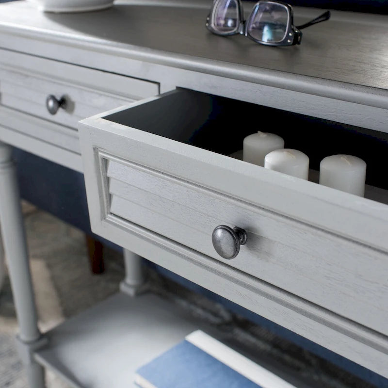Console 2 tiroirs Tinnie SAFAVIEH - 36 L x 13 P x 29,5 H - 36Lx13Px30H