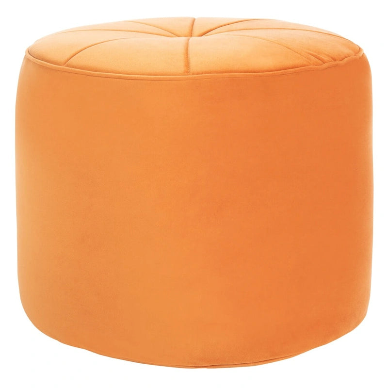 SAFAVIEH Pouf Cylindrique Ottoman en Velours Mukades