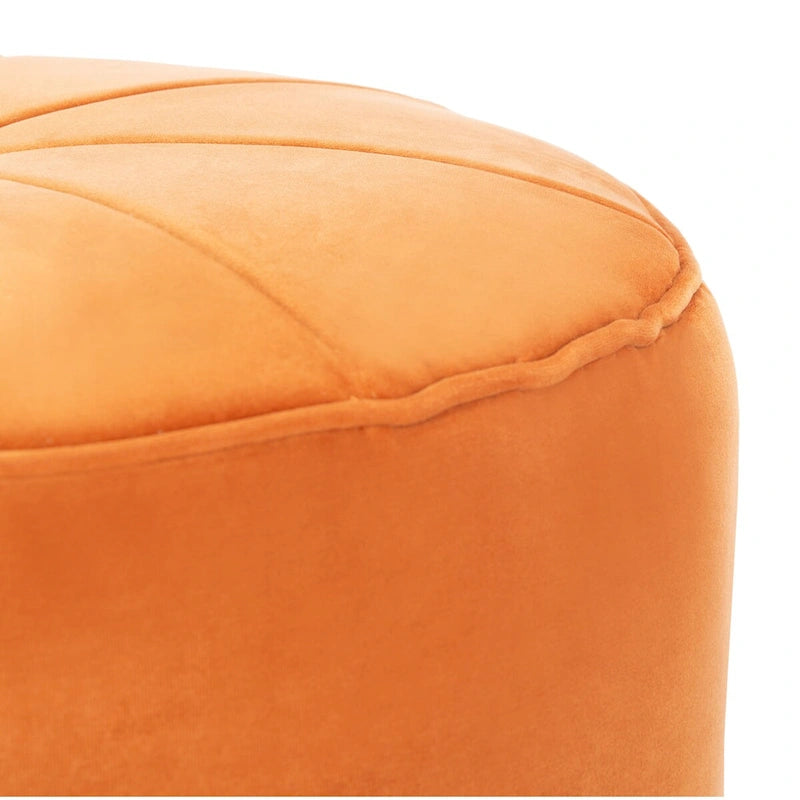 SAFAVIEH Pouf Cylindrique Ottoman en Velours Mukades