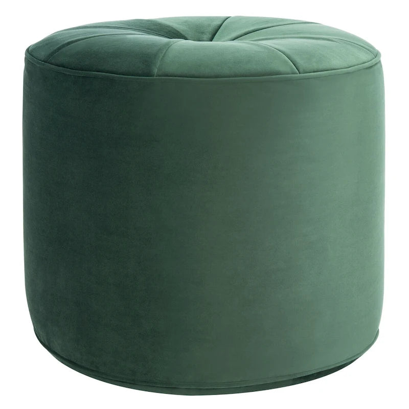 SAFAVIEH Pouf Cylindrique Ottoman en Velours Mukades