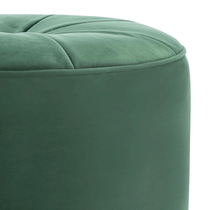 SAFAVIEH Pouf Cylindrique Ottoman en Velours Mukades