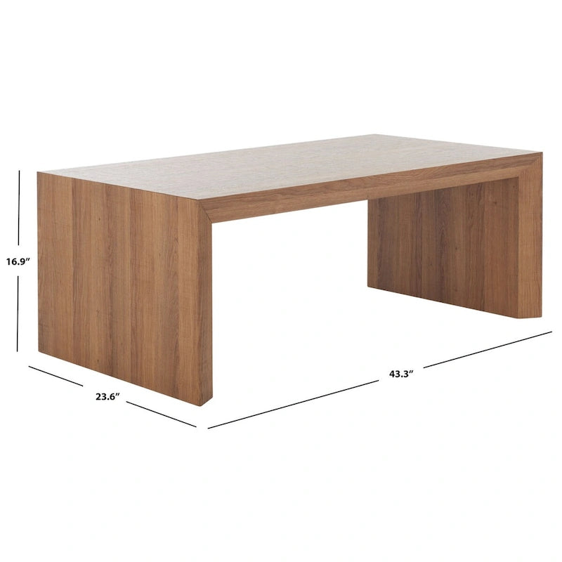Table basse SAFAVIEH Valerie - 43 L x 24 P x 17 H - 43Lx24Px17H