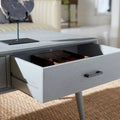 Table basse SAFAVIEH Sister Mid-Century à 2 tiroirs - 37,8 L x 19 P x 17,8 H - 38Lx19Px18H