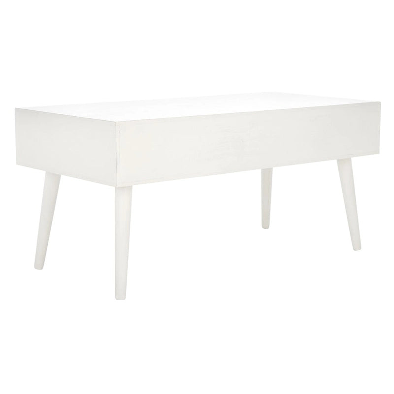 Table basse SAFAVIEH Sister Mid-Century à 2 tiroirs - 37,8 L x 19 P x 17,8 H - 38Lx19Px18H