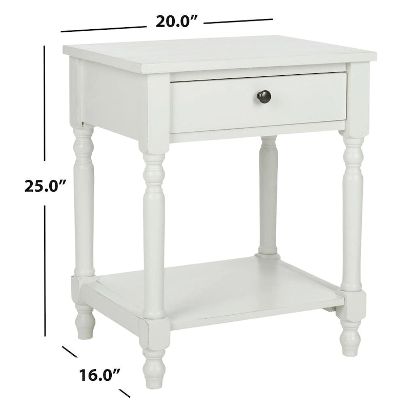 Table d'appoint Wendel SAFAVIEH - 20 x 16 x 25 - 20L x 16P x 25H
