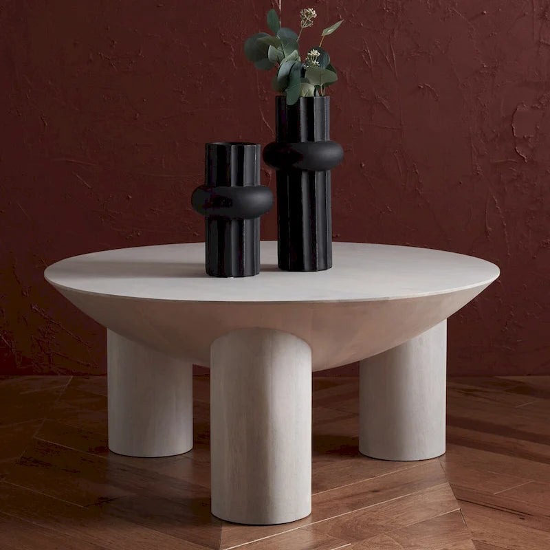 Table basse SAFAVIEH Couture Isavella en bois - 35 po L x 35 po P x 16 po H - 35Lx35Px16H