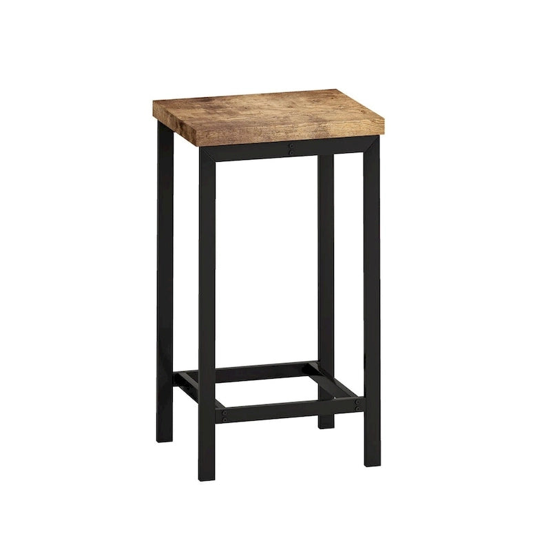 Ensemble de pub 4 pièces avec tabourets suspendus pratiques