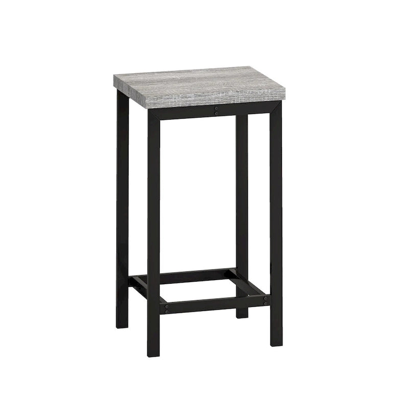 Ensemble de pub 4 pièces avec tabourets suspendus pratiques