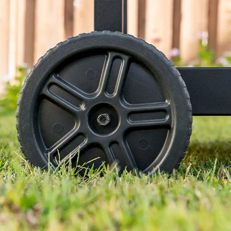 Chariot de préparation de barbecue Nexgrill en acier inoxydable avec double étagère