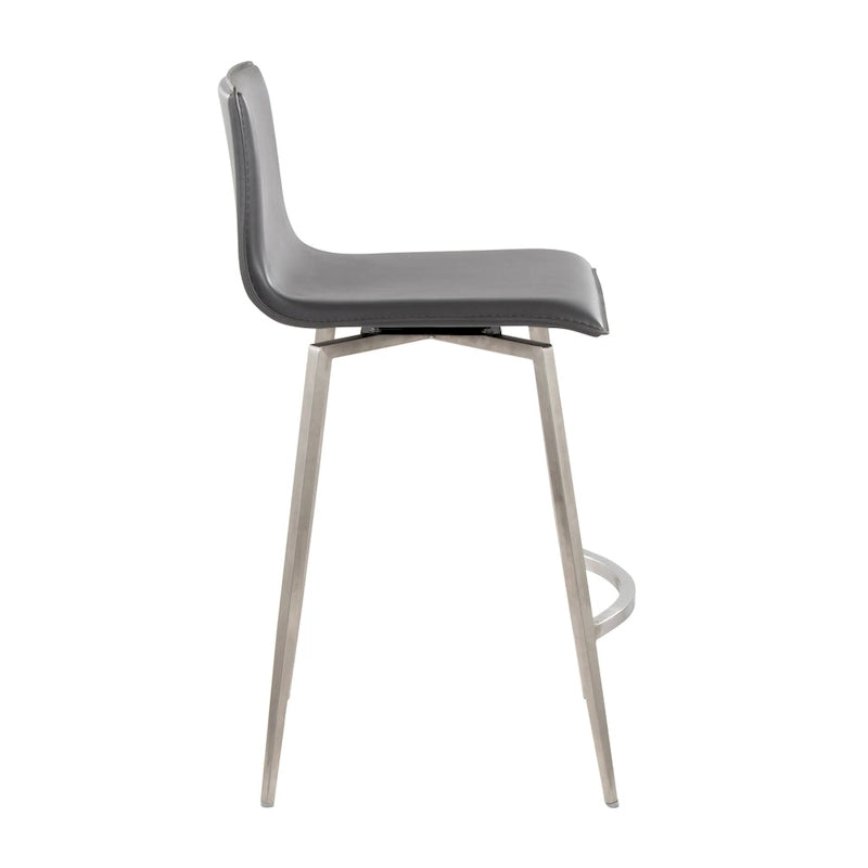 Tabouret de comptoir fixe Mara rembourré avec pivot, 26 po (Lot de 2) de Porch & Den