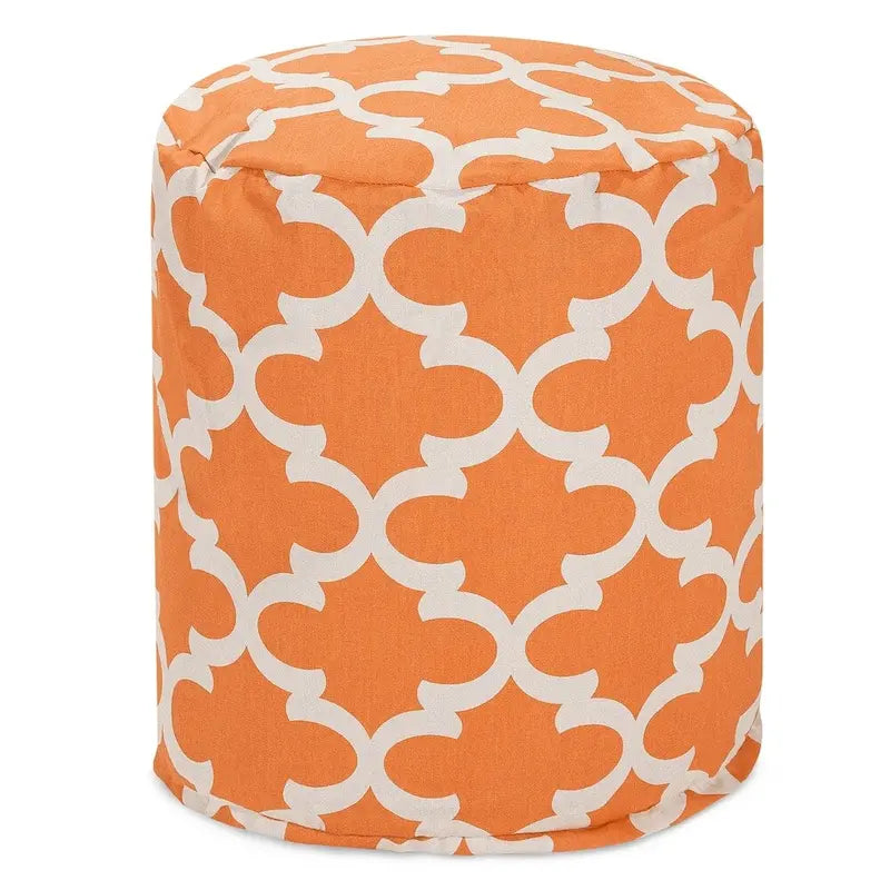 Poufs ottomans d'intérieur/extérieur Majestic Home Goods Trellis L 16 po x l 16 po x H 17 po