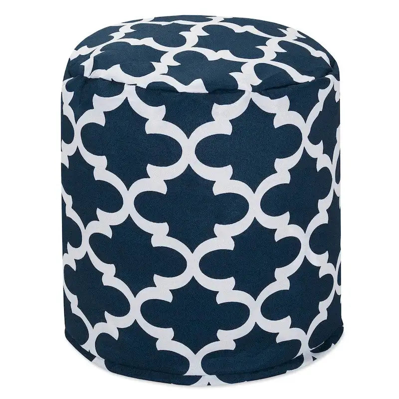 Poufs ottomans d'intérieur/extérieur Majestic Home Goods Trellis L 16 po x l 16 po x H 17 po