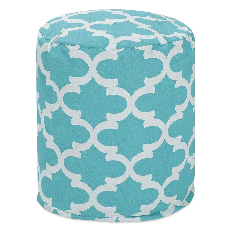 Poufs ottomans d'intérieur/extérieur Majestic Home Goods Trellis L 16 po x l 16 po x H 17 po