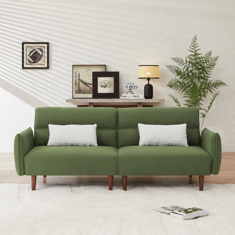 GEITIN Canapé-Lit Futon Convertible avec 2 Oreillers