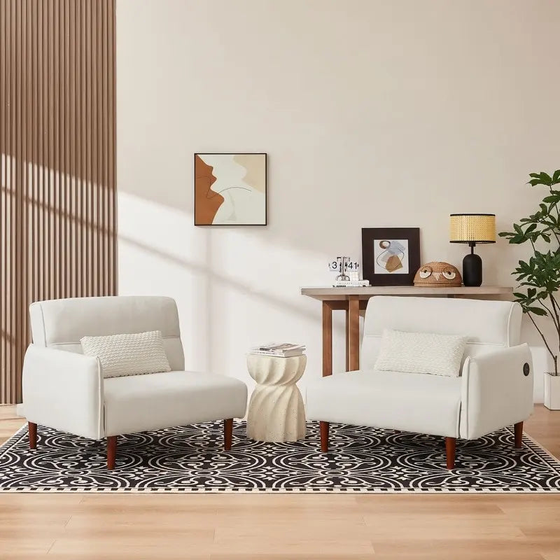 GEITIN Canapé-Lit Futon Convertible avec 2 Oreillers