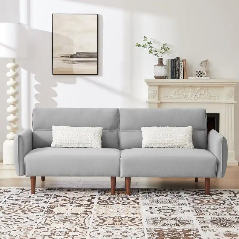 GEITIN Canapé-Lit Futon Convertible avec 2 Oreillers