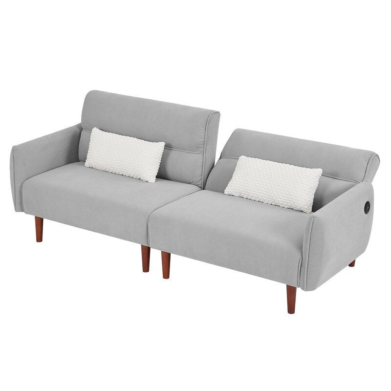 GEITIN Canapé-Lit Futon Convertible avec 2 Oreillers