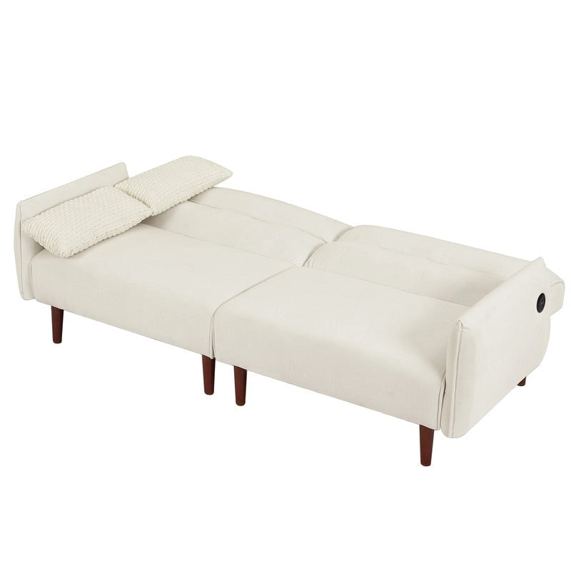 GEITIN Canapé-Lit Futon Convertible avec 2 Oreillers