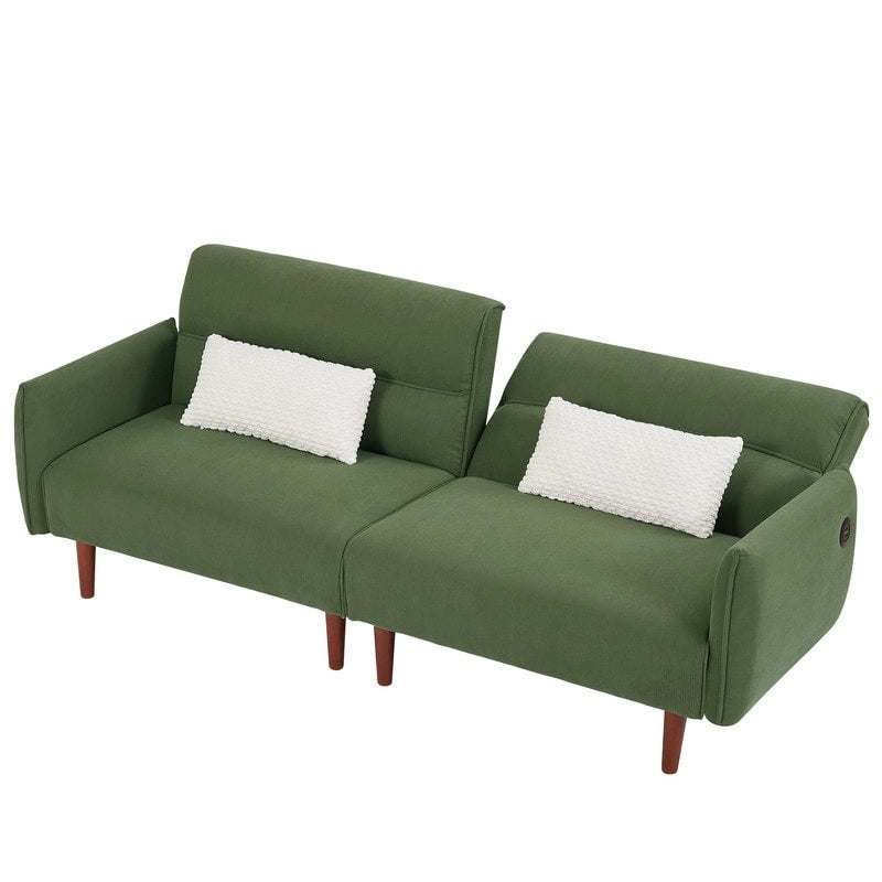 GEITIN Canapé-Lit Futon Convertible avec 2 Oreillers