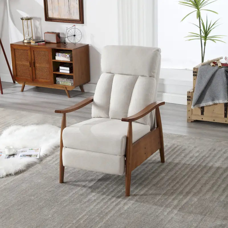 Fauteuil à accoudoirs en bois