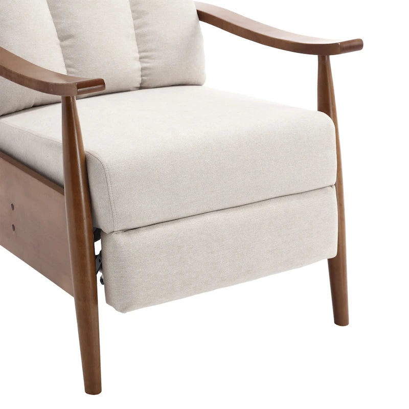Fauteuil à accoudoirs en bois