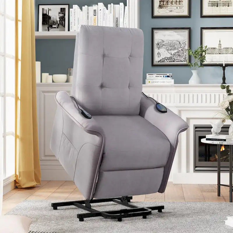 Fauteuil releveur électrique pour personnes âgées avec fonction de massage réglable